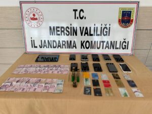MERSİN (AA) – Mersin'de jandarma ekiplerinin yasa dışı bahis operasyonunda