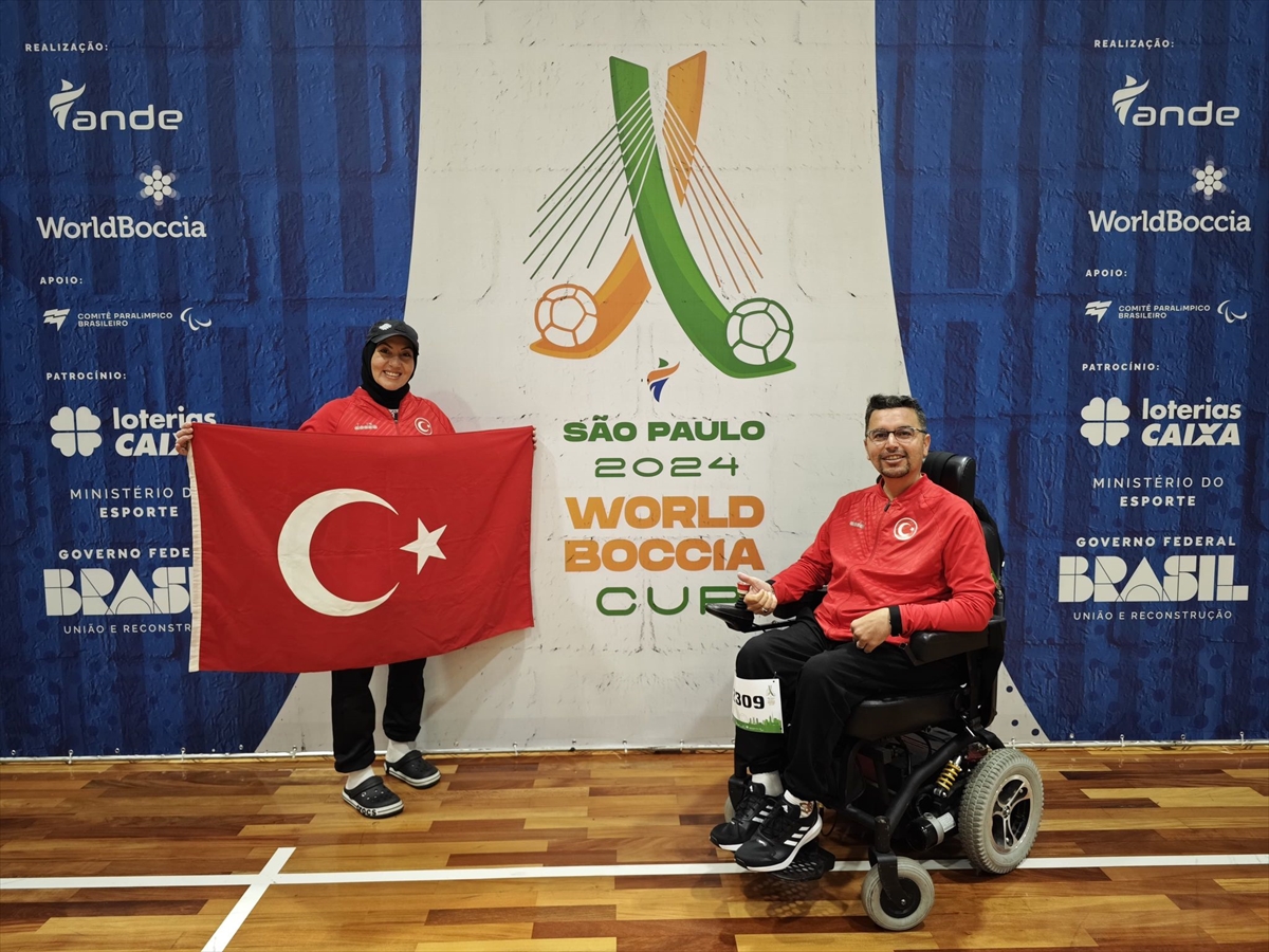 Paralimpik sporcu Öner Bozbıyık, Boccia Dünya Kupası'nın Sao Paulo ayağında şampiyon oldu