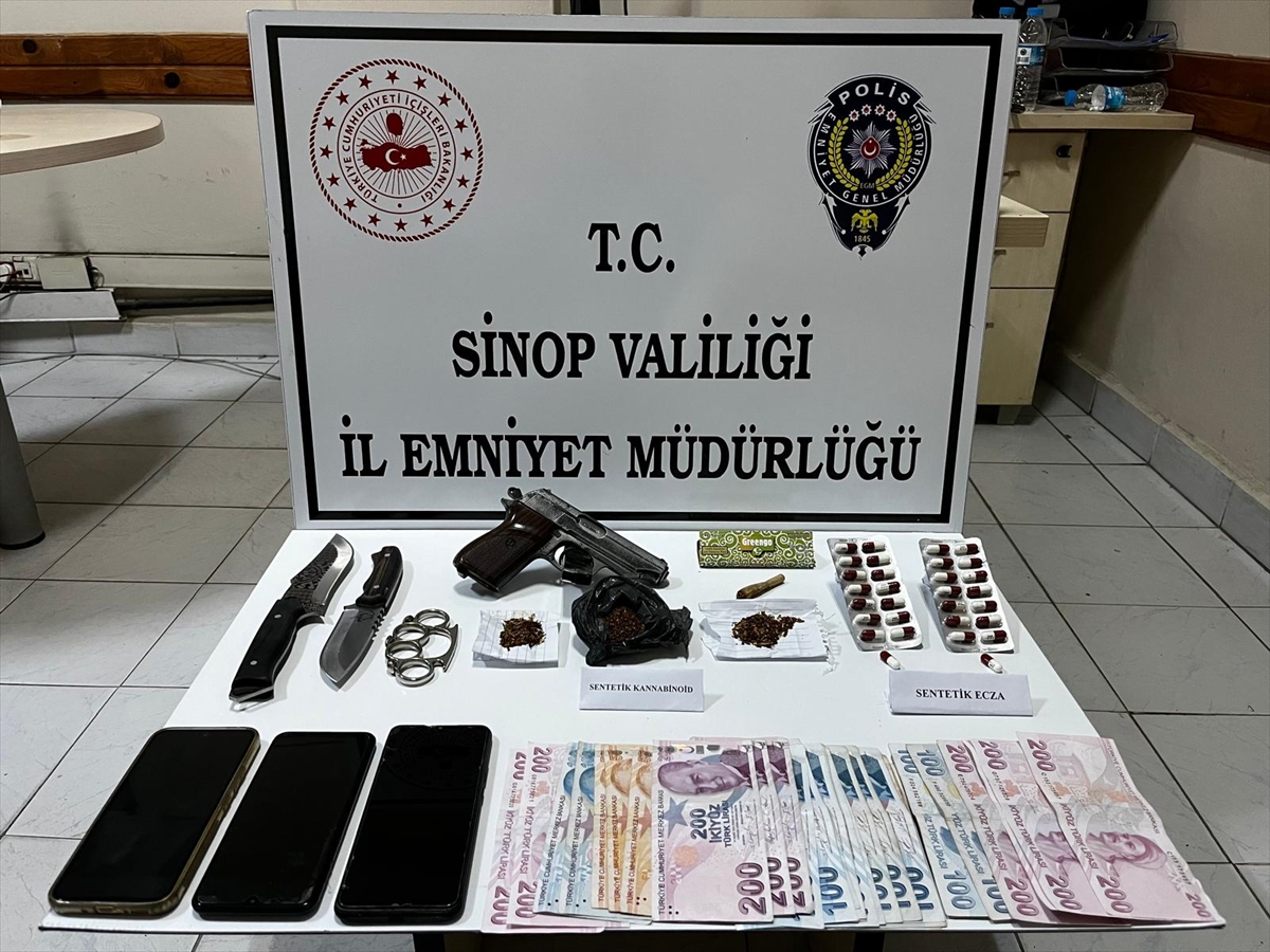 Sinop'ta uyuşturucu operasyonunda 2 kişi tutuklandı