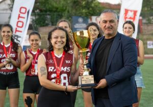 ANKARA (AA) – Türkiye'de ilk defa düzenlenen Flag Futbol (Bayrak