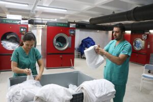 KAYSERİ (AA) – ERGÜN HAKTANIYAN – Atıl durumdaki kreşi çamaşırhaneye