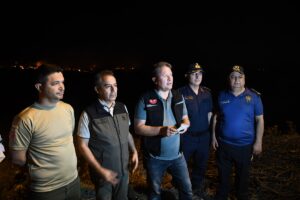 UŞAK (AA) – Uşak'ta tarım arazileri ve ormanlık alanda çıkan