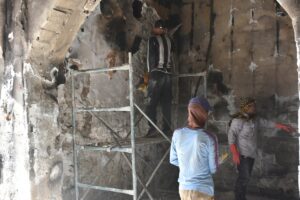 KERKÜK (AA) – Irak'ın Kerkük kentinde 20 Mayıs'ta çıkan yangın