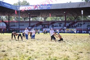EDİRNE (AA) – 663. Tarihi Kırkpınar Yağlı Güreşleri'nin son günü,