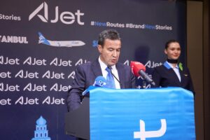 ÜSKÜP (AA) – Resmi olarak ilk uçuşlarına 31 Mart'ta başlayan