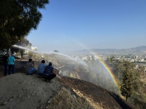 - Yangında 70 dönümlük alan zarar gördü