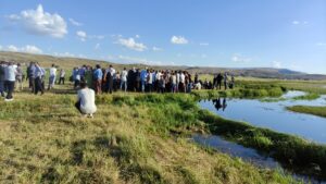 BİNGÖL (AA) – Bingöl'ün Karlıova ilçesinde dereye giren 9 yaşındaki