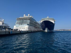 MUĞLA (AA) – Muğla'nın Bodrum ilçesine iki kruvaziyerle 3 bin