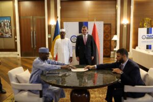 TRABLUS (AA) – Libya İçişleri Bakanı İmad et-Trablusi ile Çad