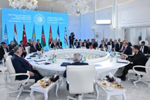 ŞUŞA (AA) – Cumhurbaşkanı Yardımcısı Cevdet Yılmaz, Türkiye'den Orta Asya'ya