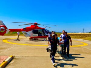 DİYARBAKIR (AA) – Diyarbakır'ın Kulp ilçesinde, kalça kemiği kırılan kişi