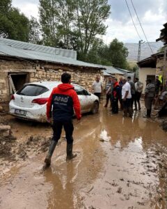 ERZİNCAN (AA) – Erzincan’ın Tercan ilçesine bağlı Beşgöze köyünde sağanak