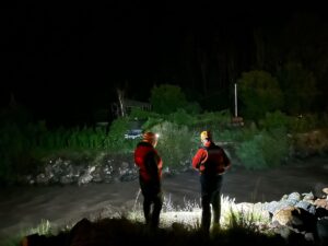 ERZURUM (AA) – Erzurum'un Tortum ilçesinde heyelan nedeniyle akarsuya düşen