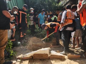 GAZZE (AA) – Filistin Kızılayı, Gazze Şeridi'nin güneyindeki Han Yunus