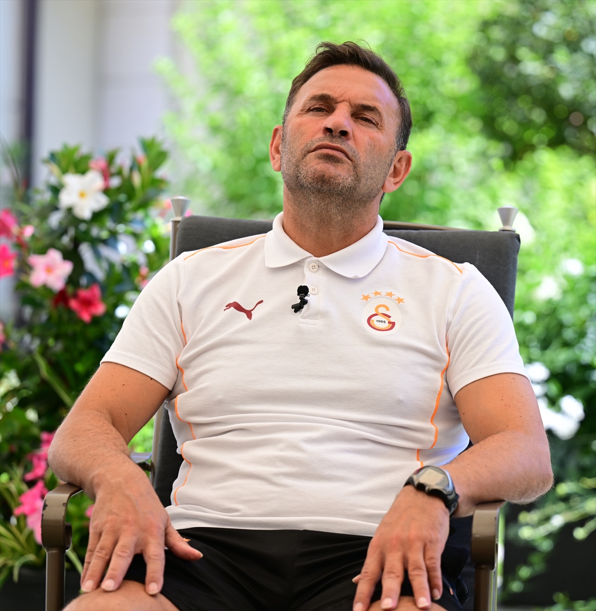 Galatasaray Teknik Direktörü Okan Buruk, Avusturya kampında AA'ya açıklamalarda bulundu: (1)