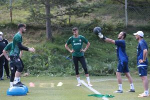 BOLU (AA) – Yeni sezon öncesi Bolu'nun Gerede ilçesinde kampa