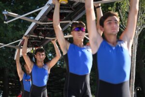 EDİRNE (AA) – Meriç Nehri'nde düzenlenen Gençler Türkiye Kürek Kupası