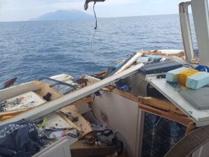 ÇANAKKALE (AA) – Yunan unsurları, Çanakkale'nin Gökçeada açıklarında Zürafa Kayalıkları