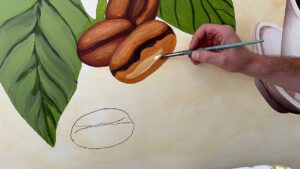 ISPARTA (AA) – Isparta'da kafe ve restoranların duvarlarını tuval olarak