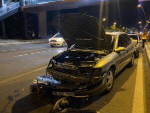 KAYSERİ (AA) – Kayseri'nin Kocasinan ilçesinde meydana gelen zincirleme trafik