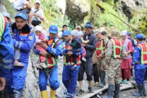 BİŞKEK (AA) – Kırgızistan'ın güneyinde hafta sonunda şiddetli yağışlar sonucu