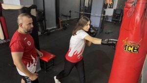 ZONGULDAK (AA) – GÖKHAN YILMAZ – Muaythai ile kick boks