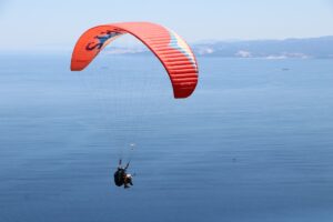 TEKİRDAĞ (AA) – Tekirdağ'da adrenalin tutkunlarının gözde adresi Uçmakdere'de, 6