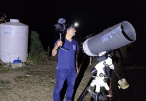 BİTLİS (AA) – Bitlis'teki Nemrut Krater Gölü, gece uzun pozlama