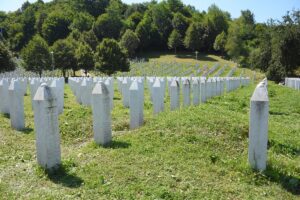 SREBRENİTSA (AA) – Bosna Hersek'in doğusundaki Srebrenitsa'da Sırplar tarafından yapılan