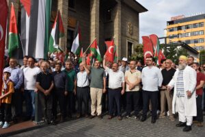 TRABZON (AA) – Trabzon'da 16 haftadır devam eden Filistin'e destek