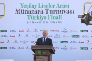 İSTANBUL (AA) – Yeşilay Liseler Arası Münazara Turnuvası'nın Türkiye finalinde