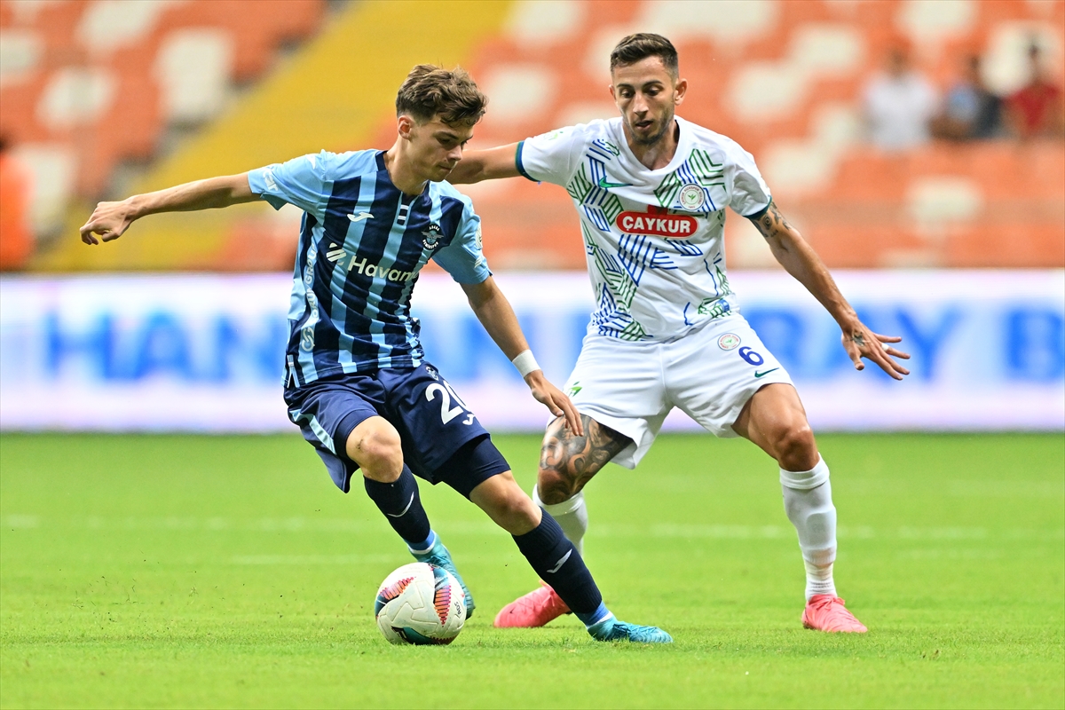 - Adana Demirspor: 0 - Çaykur Rizespor: 1 (İlk yarı)