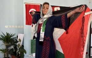 BURDUR (AA) – Burdur'da yaşayan Filistinli kadın, İran'ın başkenti Tahran'da