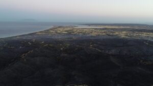 ÇANAKKALE (AA) – Çanakkale'de 21 saattir devam eden orman yangınının