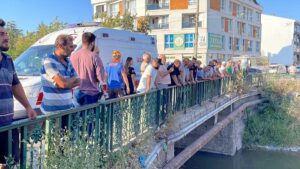 ESKİŞEHİR (AA) – Eskişehir'in Tepebaşı ilçesinde sulama kanalına düşen çocuğu