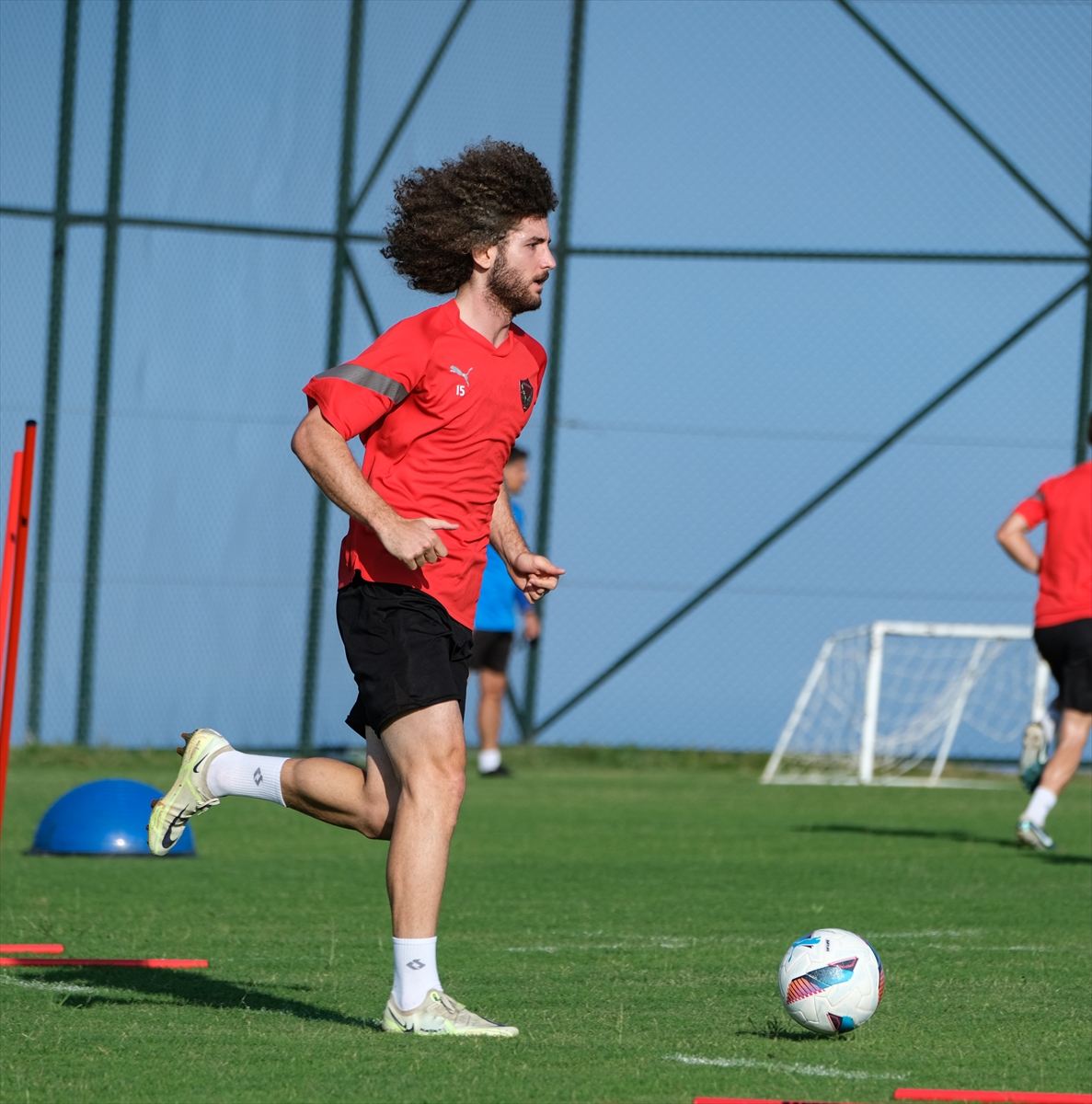 Hatayspor'da Antalyaspor maçının mesaisi sürüyor