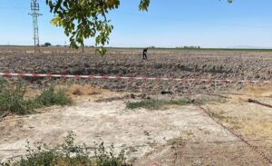 KONYA (AA) – Konya'nın Karapınar ilçesinde ekime hazır olan tarlada