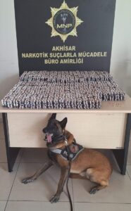 MANİSA (AA) – Manisa'nın Akhisar ilçesinde düzenlenen uyuşturucu operasyonunda gözaltına