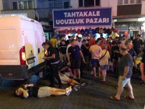 AYDIN (AA) – Aydın'ın Nazilli ilçesinde sürücüsünün hakimiyetini yitirmesiyle devrilip