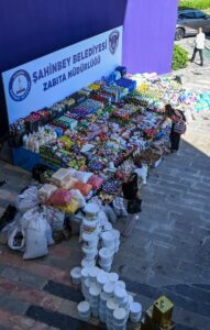 GAZİANTEP (AA) – Gaziantep'in Şahinbey ilçesinde 1 haftada yapılan denetimlerde