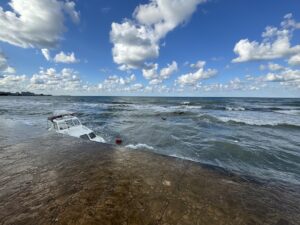 SAMSUN (AA) – Samsun'un Atakum ilçesi açıklarında motoru arızalanan ve