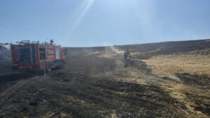 SİİRT (AA) – Siirt'te çıkan arazi yangını ekipler tarafından söndürüldü.