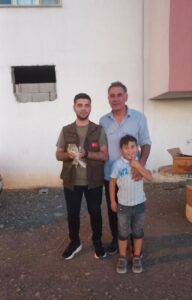 ŞIRNAK (AA) – Şırnak'ın İdil ilçesinde, arazide yaralı halde bulunan