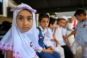 İSTANBUL (AA) – Ümraniye'de, Molla Hüsrev Camisi'ndeki yaz Kur'an kursunda