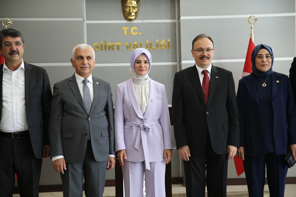 Aile ve Sosyal Hizmetler Bakanı Göktaş, Siirt Valiliğini ziyaret etti