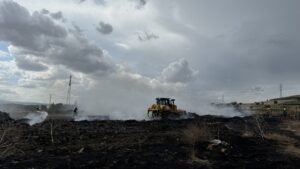 BURSA (AA) – Bursa'nın Nilüfer ilçesinde otluk alanda çıkan yangın