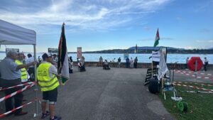 CENEVRE (AA) – İsviçre'nin Cenevre kentinde, İsrail'in yoğun saldırıları altındaki