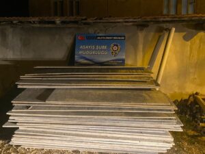 MALATYA (AA) – Malatya'da, 9 inşaattan hırsızlık olayına karıştığı tespit