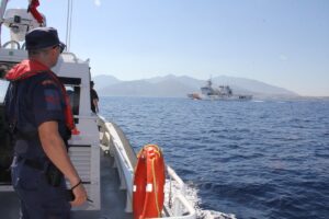 MUĞLA (AA) – Türk Sahil Güvenlik Komutanlığına bağlı TCSG Umut