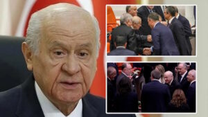 - "(Özgür Özel ve DEM'li Bakırhan ile tokalaşması) Yeni bir